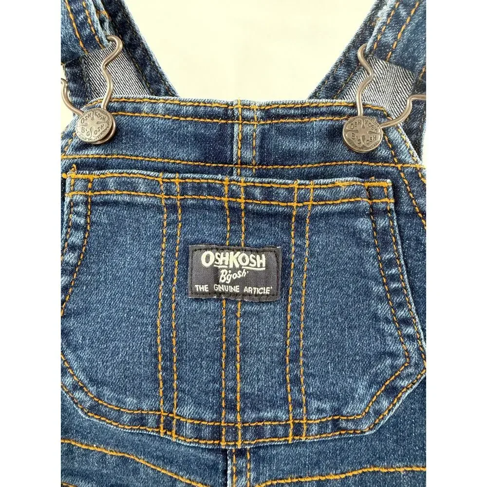 NWT OshKosh B'gosh Vestbak Denim Overalls 18M Dark Wash Carpenter $42